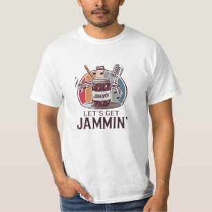 Funny und Bold Jam Lover Grafik T-Shirt