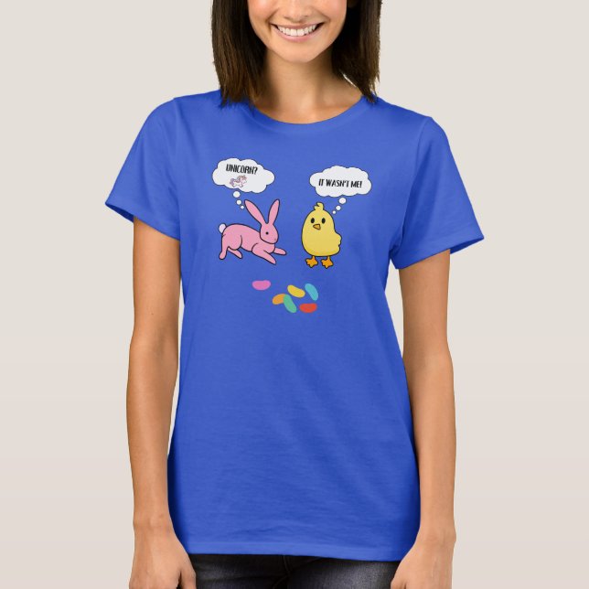 Funny und Chick Shirt für Ostern (Vorderseite)