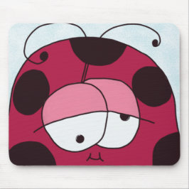 Funny und Chubby Ladybug Mousepad