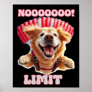 Funny und Cooler Motivierend Hundekleber Poster