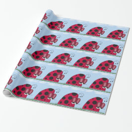 Funny und Euphoric Ladybug Geschenkpapier