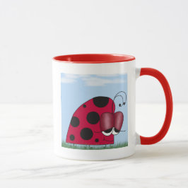 Funny und Euphoric Ladybug Tasse