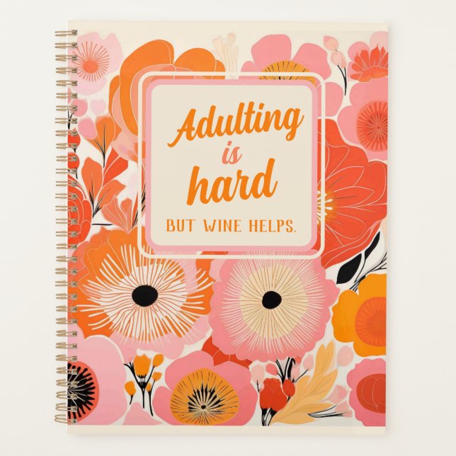 Funny und feminin Inspirational Planer (Vorderseite)