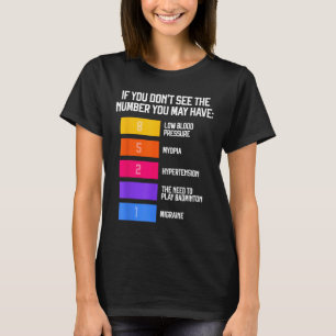 Funny und humorvolle Badminton Memes Shuttle Birdi T-Shirt
