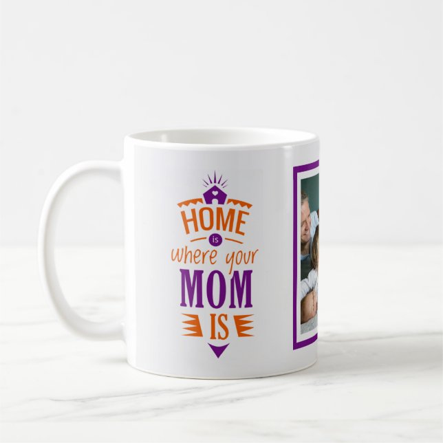 Funny und Niedliche MAMA Zitat FOTO Tasse (Links)