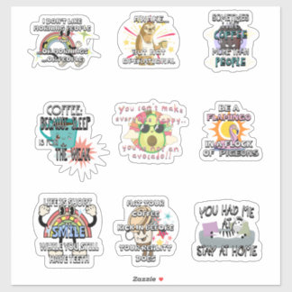 Funny und Sarcastic Vinyl Stickers Aufkleber