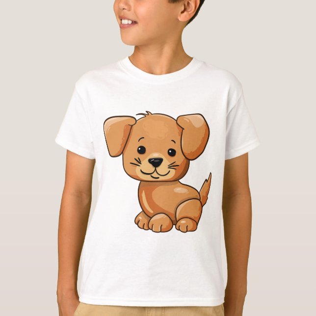 Funny und Smart Hund T-Shirt (Vorderseite)