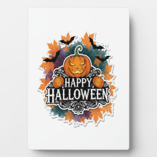 Funny und Spooky Halloween Zitate glücklich Fotoplatte