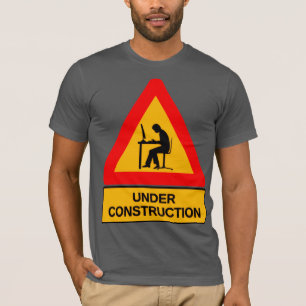 Funny Under Construction Graphic T-Shirt – Bureau