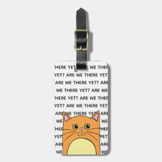 Funny ungeduldige Katze Gepäckanhänger