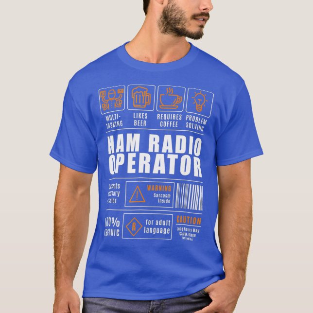 Funny Unglaublich witzig Ham Amateur Radio T-Shirt (Vorderseite)