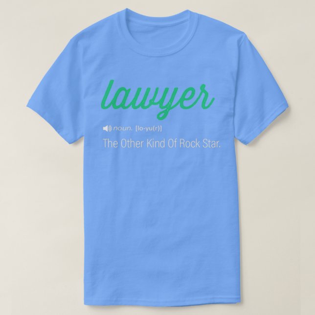 Funny Unglaublich witzig Lawyer Definition Gift Jo T-Shirt (Design vorne)