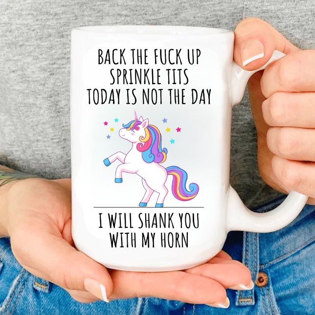 Funny Unicorn Geschenk, werde ich dir MIT MEINER H Kaffeetasse (Von Creator hochgeladen)