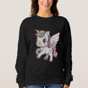 Funny Unicorn Liebe für Girl Boys Niedlich Kinder Sweatshirt