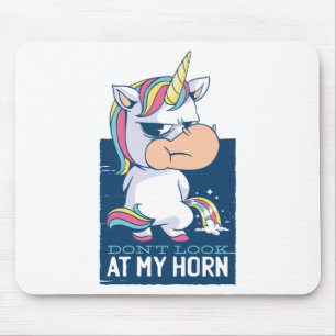Funny Unicorn Sprichwort - Zitronenkostüm Mousepad