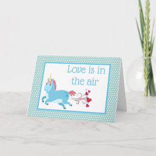 Funny Unicorn Valentine's Day Card Karte