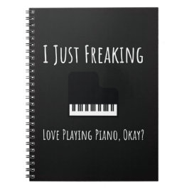 Funny Unique Gifts For Piano Players Pianist Lover Notizblock