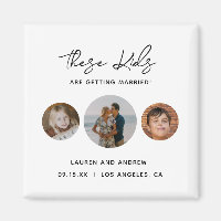 Funny Unique Kids Foto Wedding Save the Date