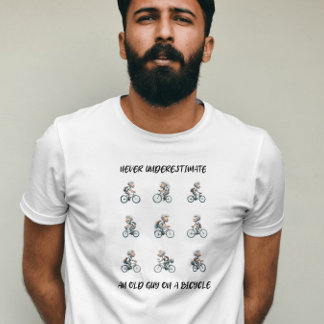 Funny Unterschätze niemals einen alten Typ auf ein T-Shirt