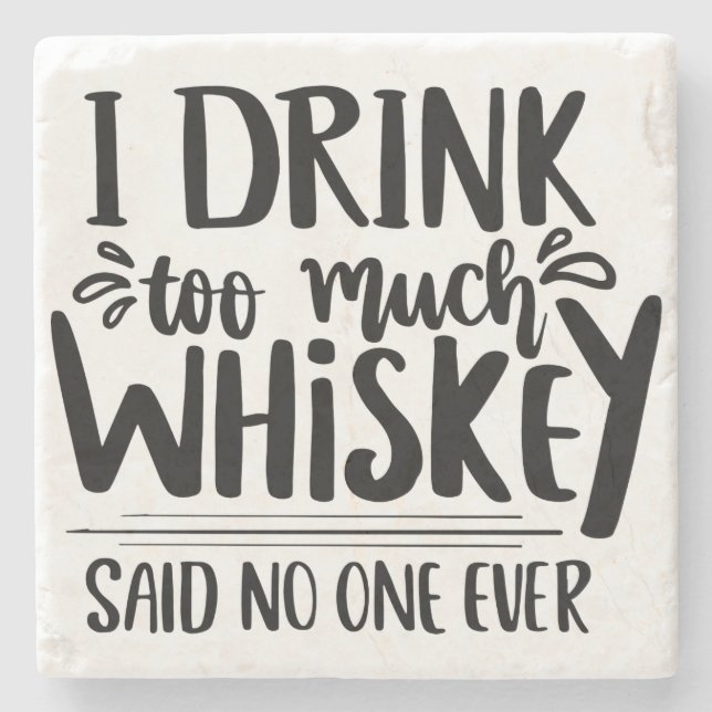 Funny Untersetzer, Whiskey-Untersetzer Steinuntersetzer (Vorderseite)