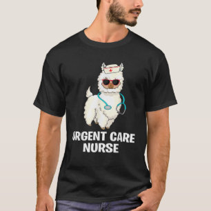 Funny Urgent Care Krankenpfleger Practitioner Llam T-Shirt