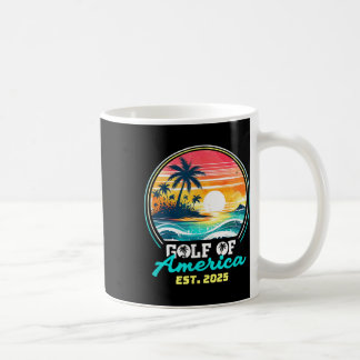 Funny US America Shirt Golf of US America Est 202 Kaffeetasse
