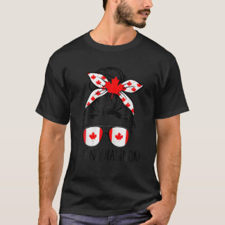 Funny US EH Lip Canada Day American kanadische Fla T-Shirt