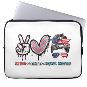 Funny US Flag Patriotic Laptopschutzhülle