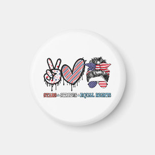 Funny US Flag Patriotic Magnet