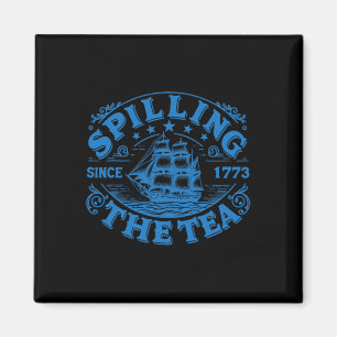 Funny US History Teacher Boston Spilling The Tee S Magnet
