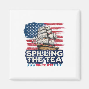 Funny US History Teacher Boston Spilling The Tee S Magnet