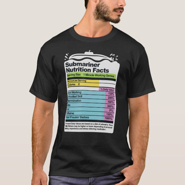 Funny US Military Submarine Gift For A Veteran T-Shirt (Vorderseite)