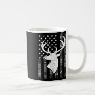 Funny Usa Flag Camouflage Whitetail Buck Deer Hunt Kaffeetasse