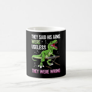 Funny Useless Arms T Rex Pianist Kaffeetasse