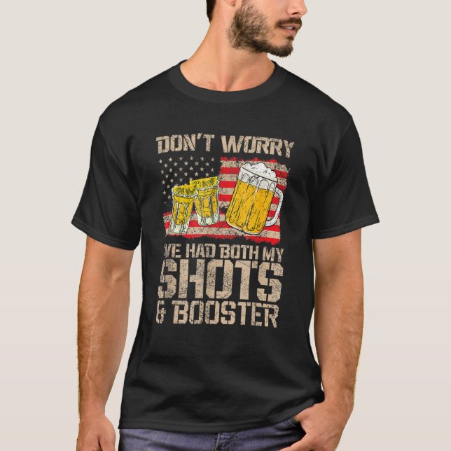 Funny Vaccine Mach dir keine Sorgen, dass ich beid T-Shirt (Vorderseite)