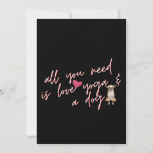 Funny Valentine! Alles was Sie brauchen ist Liebe  Einladung