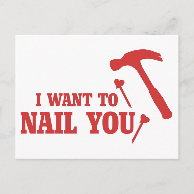 Funny Valentine Feiertagspostkarte (Vorderseite)