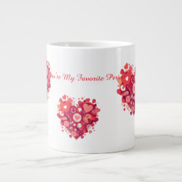 Funny Valentine Gift for Couple Jumbo-Tasse