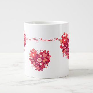 Funny Valentine Gift for Couple Jumbo-Tasse