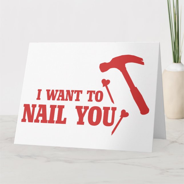 Funny Valentine Karte (Vorderseite)