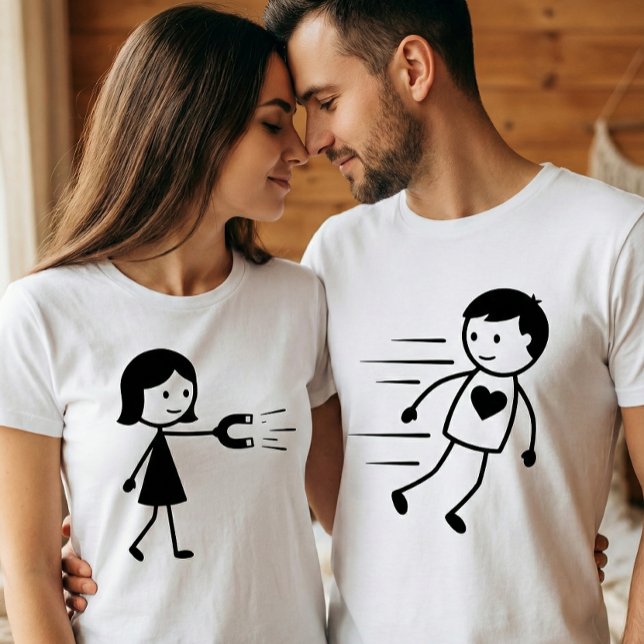 Funny Valentine’s Day Boyfriend Girlfriend Gift T-Shirt (Von Creator hochgeladen)