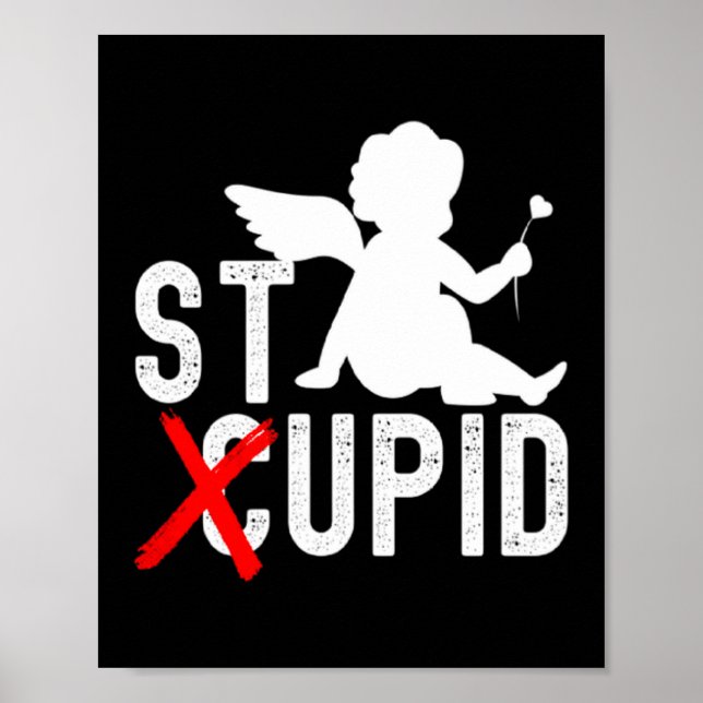 Funny Valentine S Day Cud Is Stud Premium  Poster (Vorne)