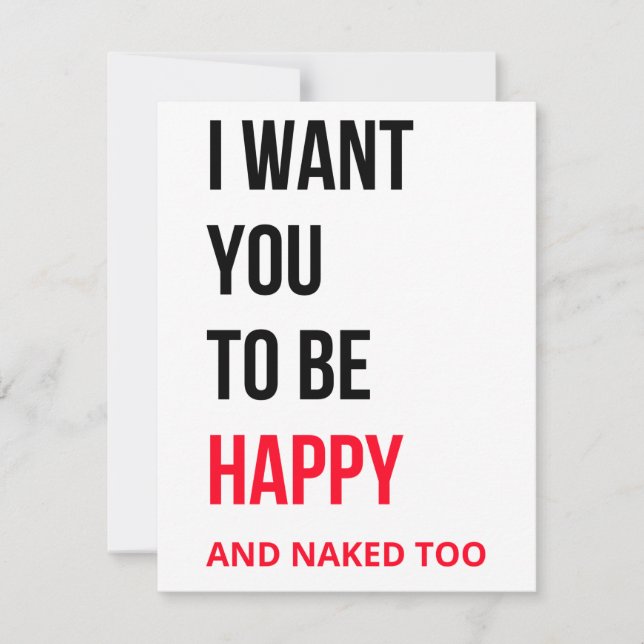 Funny Valentines carte de jour (Devant)