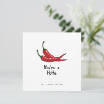 Funny Valentines Carte de jour - Vous êtes un Hott