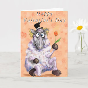 Funny Valentine's Day Card Romantischer Ram Karte