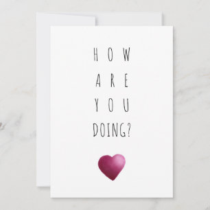 Funny Valentine's Day Card Wie geht es Ihnen? Feiertagskarte