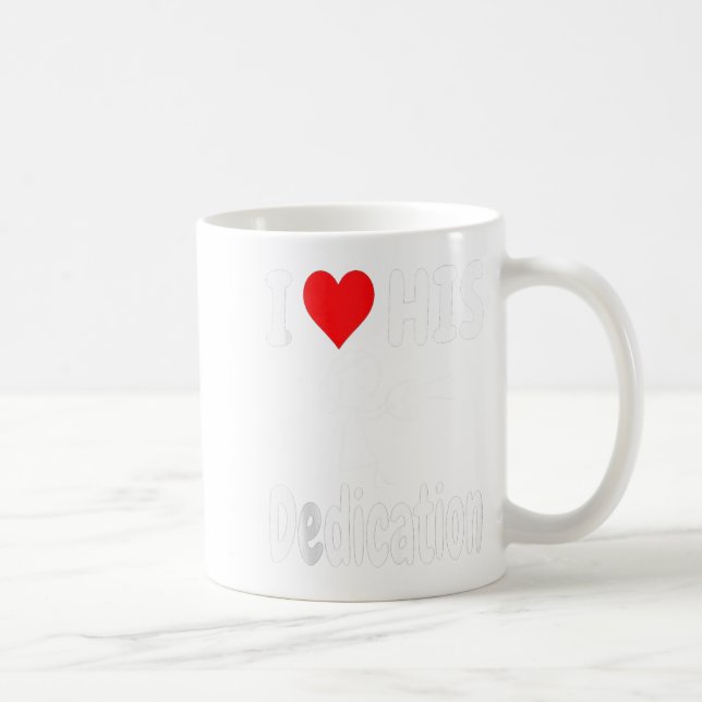 Funny Valentine's Day Couple Matching I Love His D Kaffeetasse (Rechts)