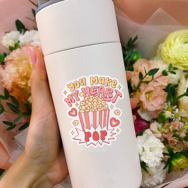 Funny Valentine's Day Du schaffst mein Herz Pop Vi Aufkleber (Von Creator hochgeladen)