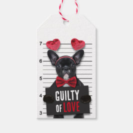 Funny Valentine's Day Mugshot Guilty Liebe Hund Geschenkanhänger