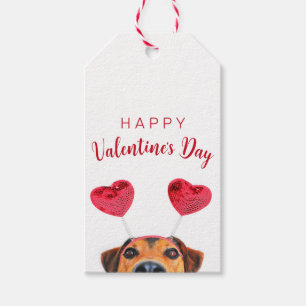 Funny Valentine's Day Niedlich Hunde Herz-Band Geschenkanhänger